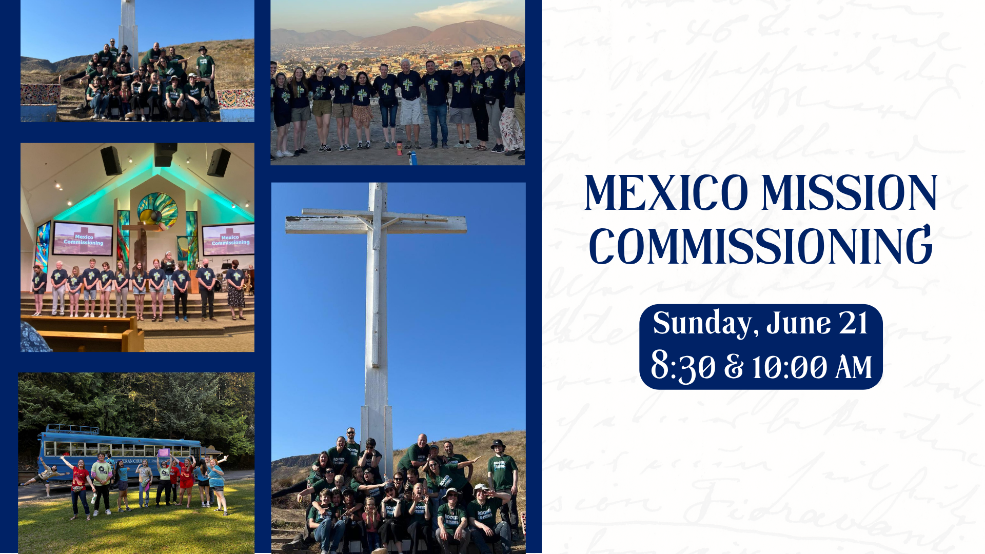Commissioning Sunday